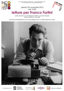 Letture per Franco Fortini