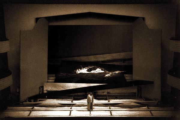 Scenografia di Luciano Damiani per La tempesta