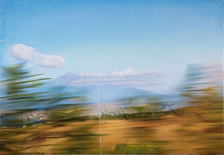 Franco Polizzi, In viaggio, paesaggio in velocità (2009)