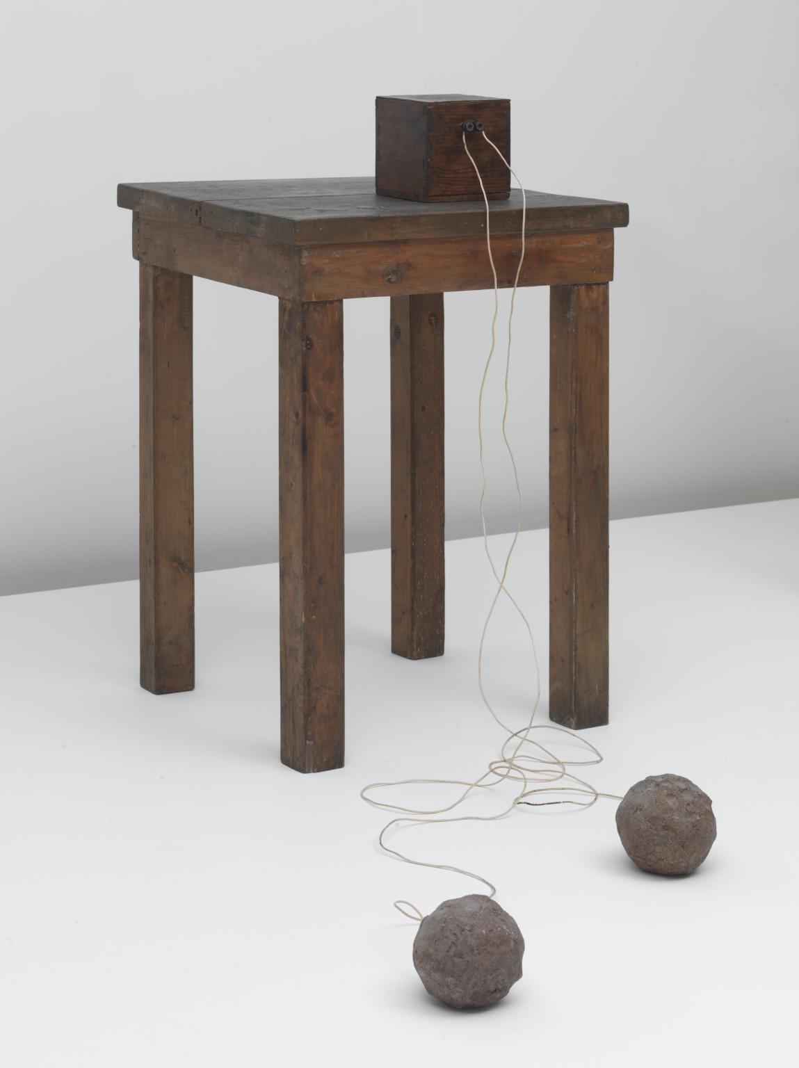 Table with Accumulator 1958-85 by Joseph Beuys 1921-1986